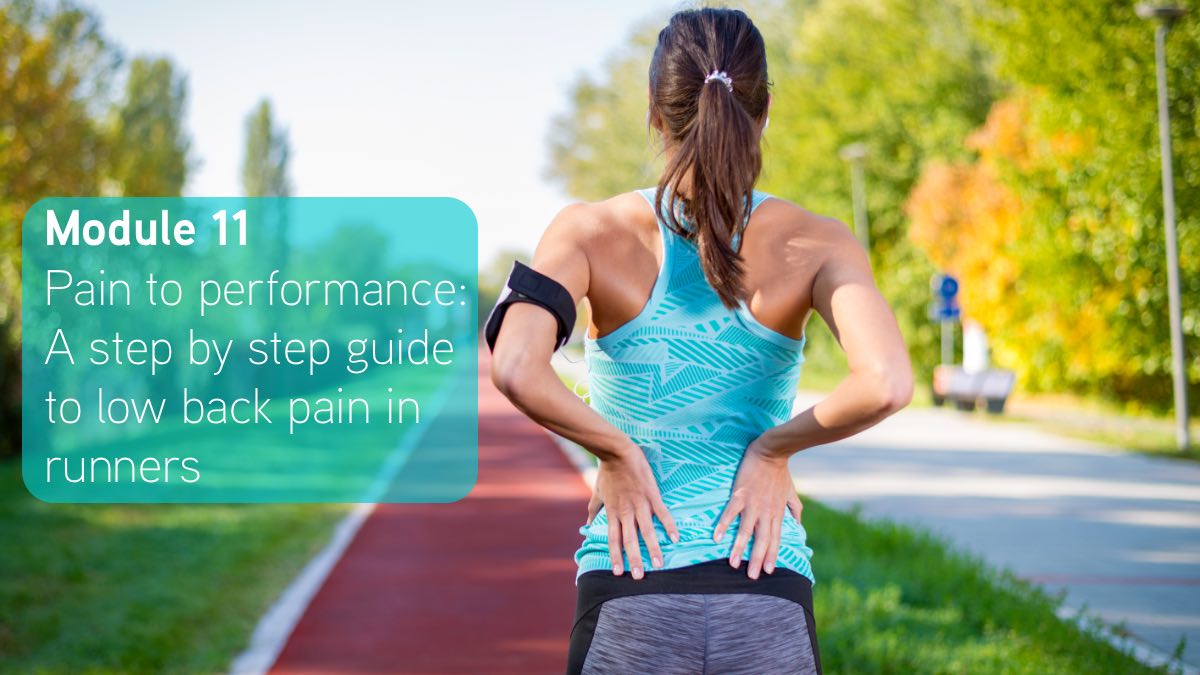Pain to Performance: A step by step guide to LBP in runners